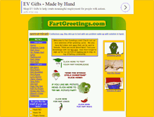 Tablet Screenshot of fartgreetings.com